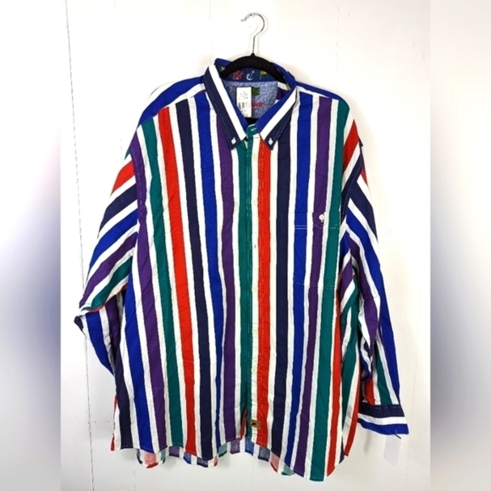 Boston‎ Traders 3XL Mens shirt NWT Multi Stripe